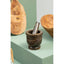 Marmore Black and Gold Marble Mortar and Pestle