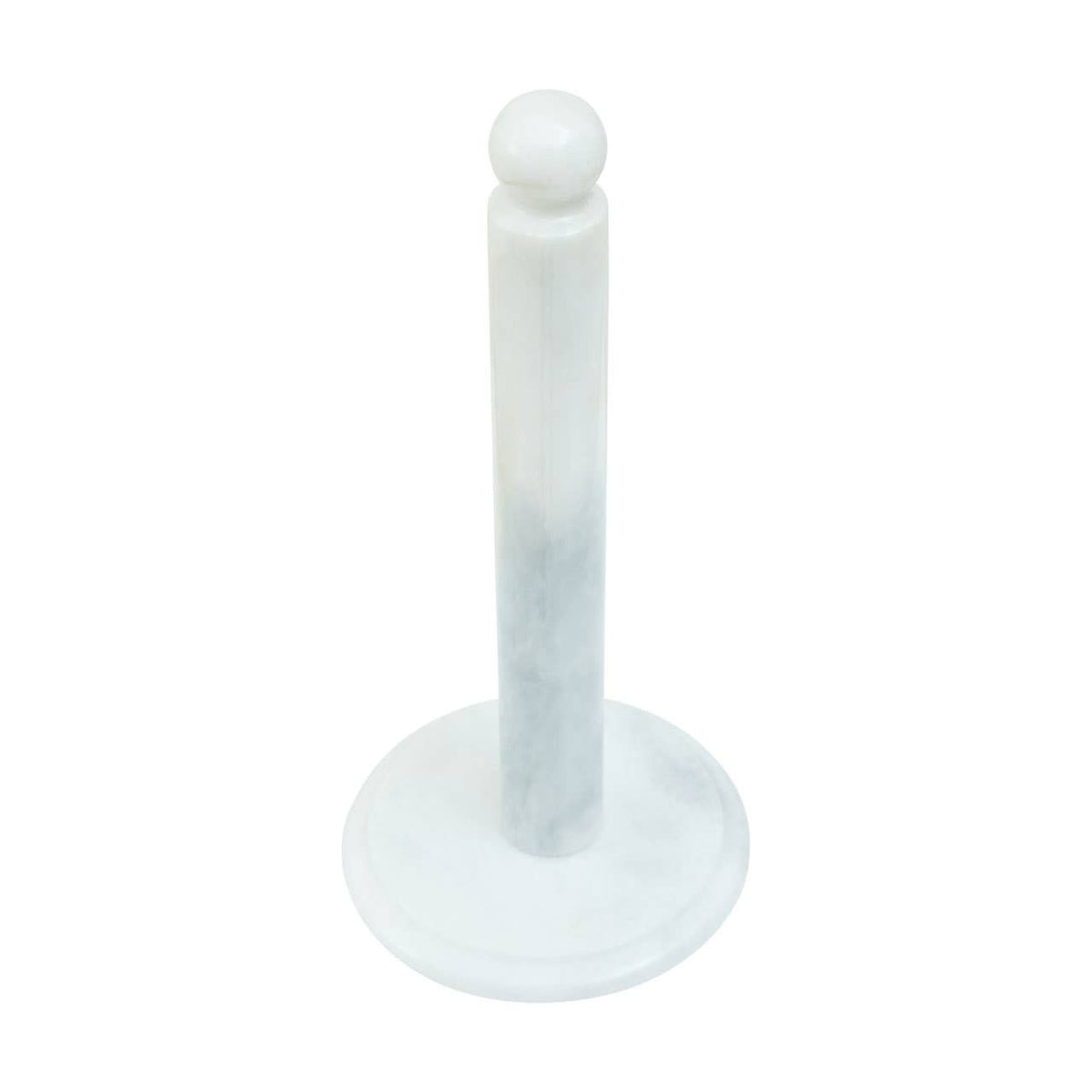 Kindia White Marble Kitchen Roll Holder