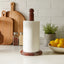 Salmo Red and White Marble Kitchen Roll Holder