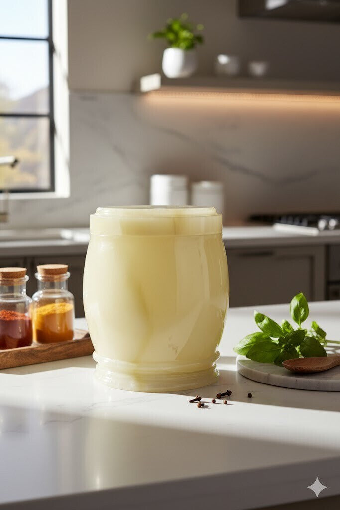 Marmore Onyx Storage Jar
