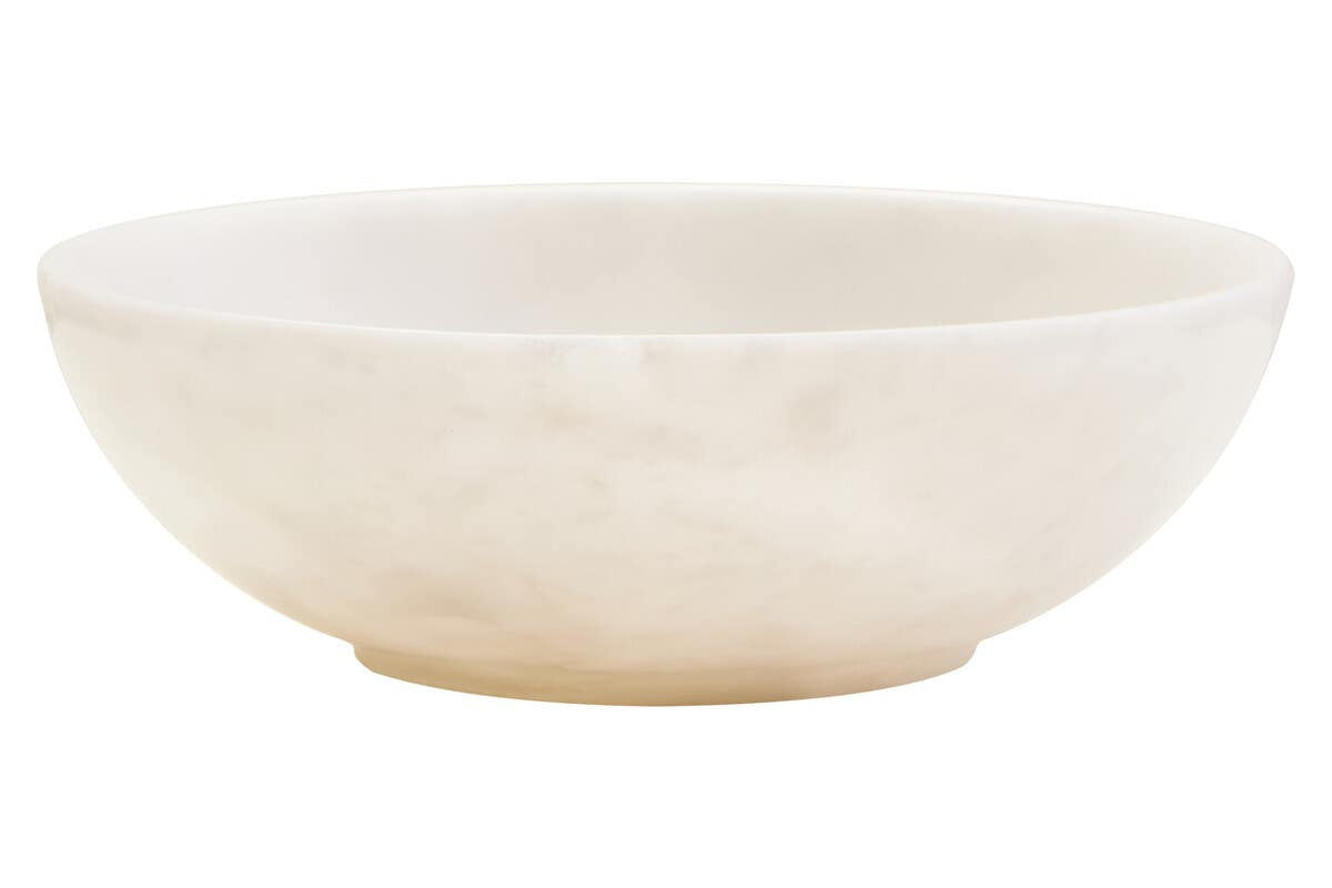 Marmore White Marble Bowl