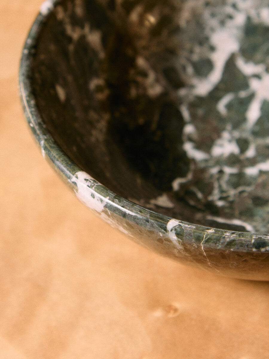 Marmore Greenish Black Marble Bowl