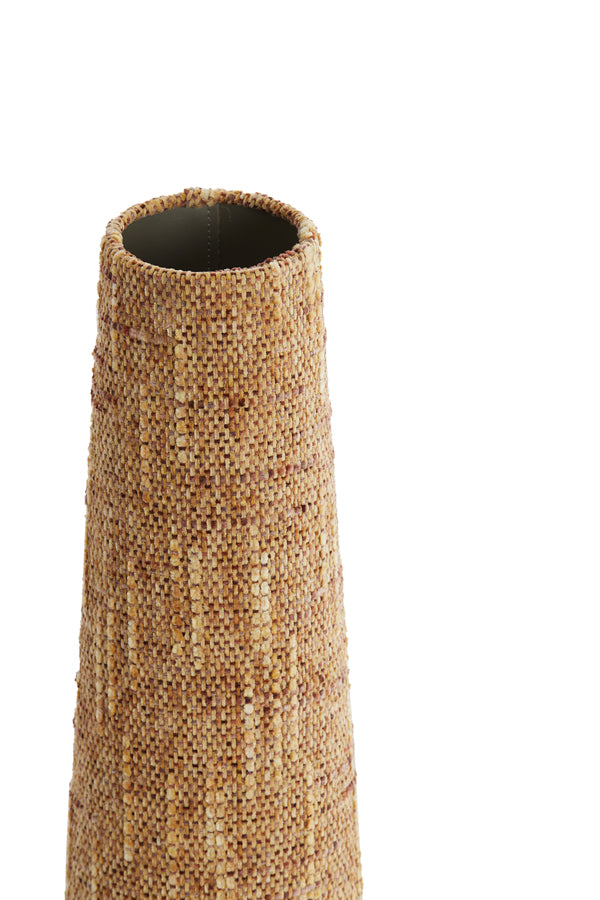 Shade round conical 15-10,5-37,5 cm OSIRE terra-brown