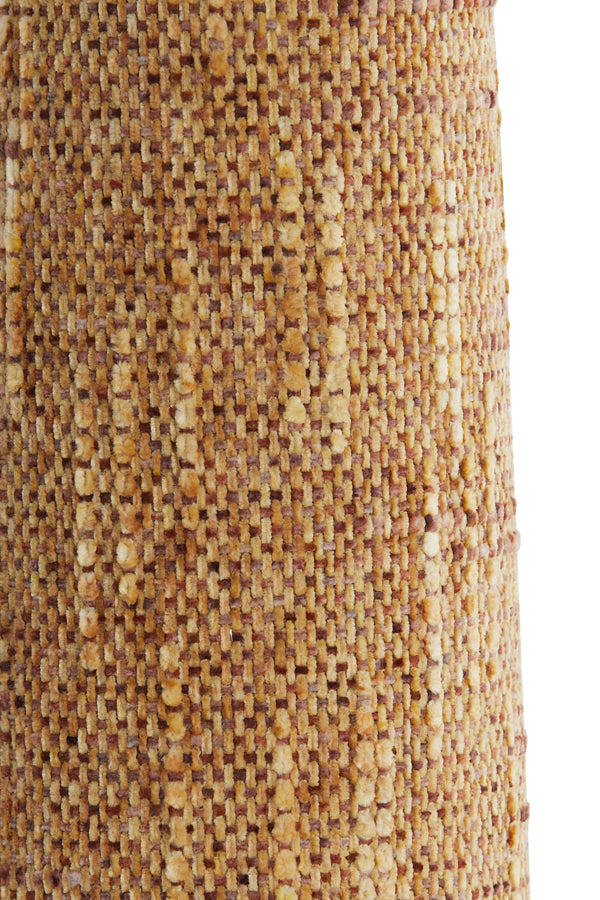 Shade round conical 15-10,5-37,5 cm OSIRE terra-brown