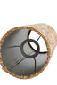 Shade round conical 15-10,5-37,5 cm OSIRE terra-brown