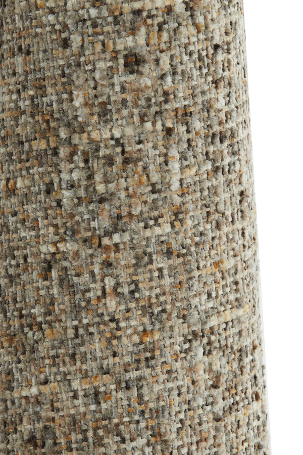 Shade round conical 15-10,5-37,5 cm OSIRE grey-brown