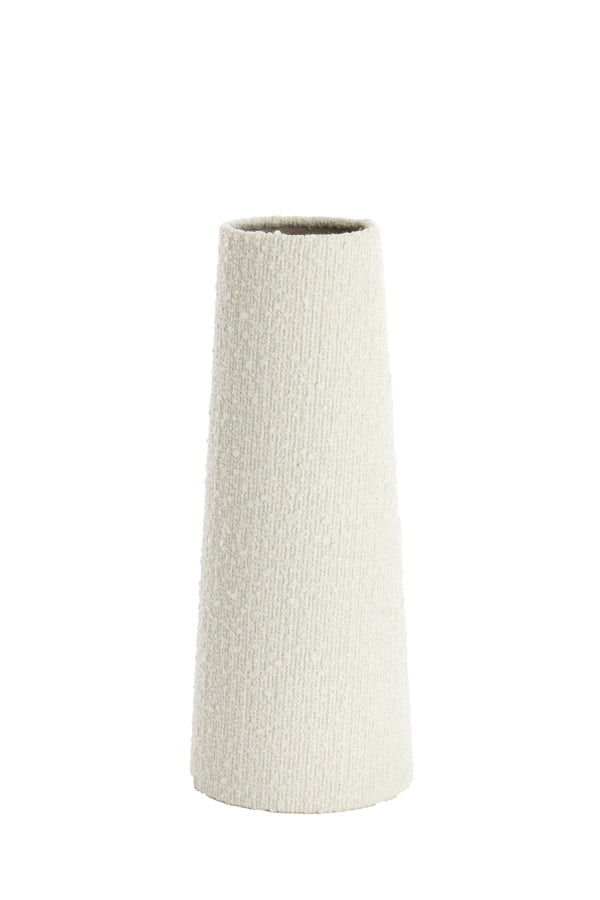 Shade round conical 15-10,5-37,5 cm ORURO white