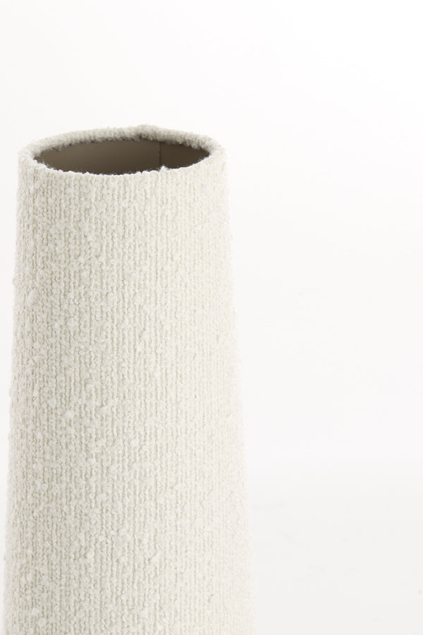 Shade round conical 15-10,5-37,5 cm ORURO white