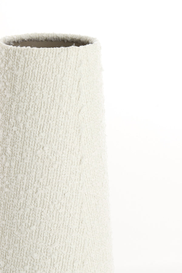 Shade round conical 15-10,5-37,5 cm ORURO white