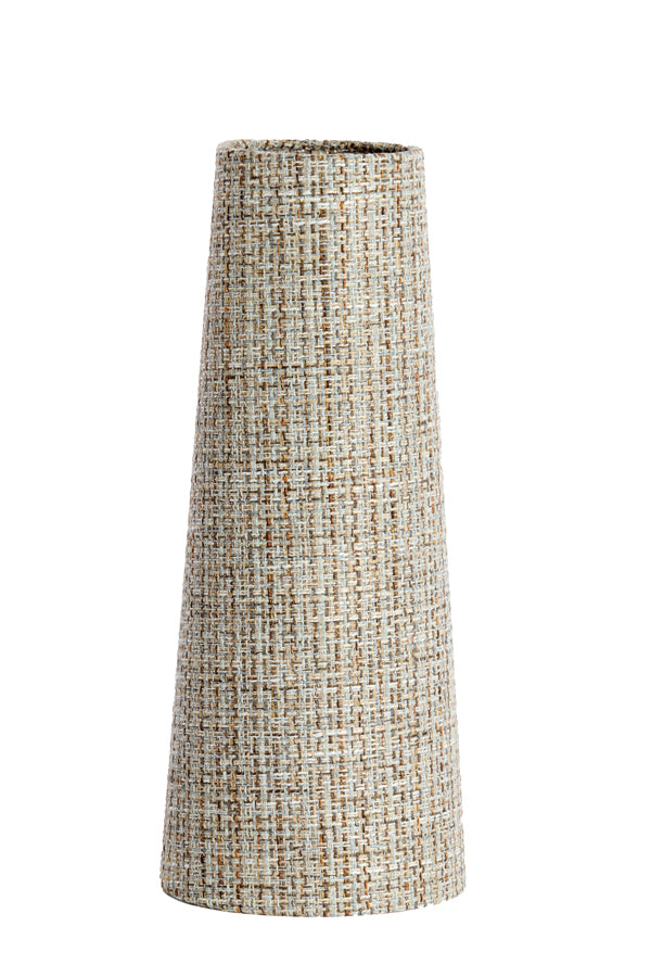Shade round conical 19-12,5-46,5 cm OKAVI light brown