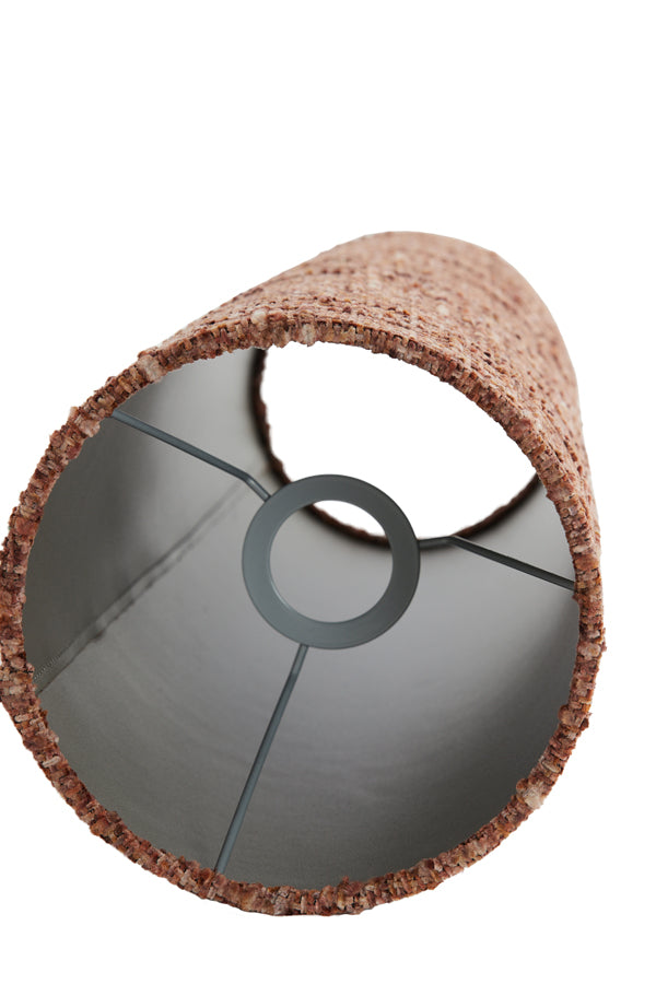 Shade round conical 19-12,5-46,5 cm OSIRE burgundy