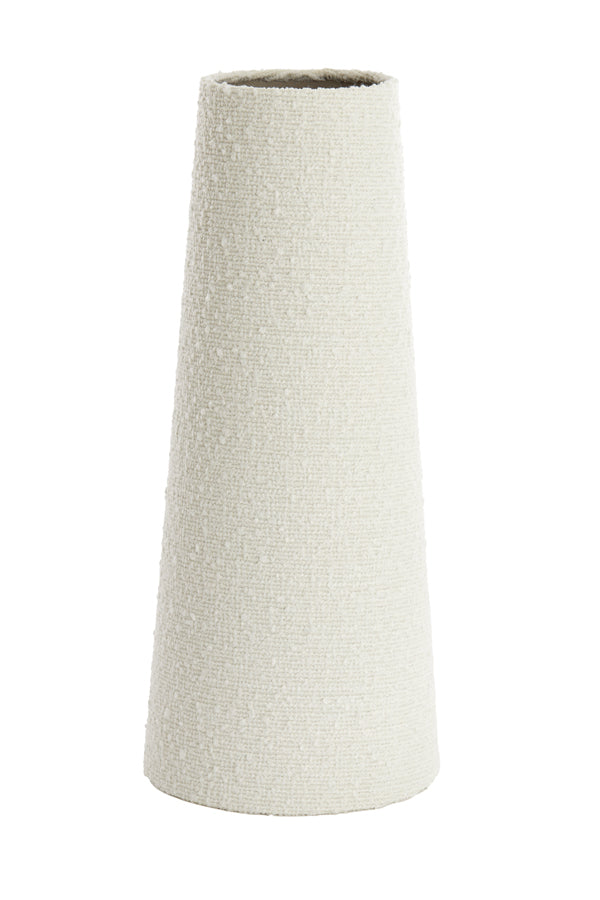 Shade round conical 19-12,5-46,5 cm ORURO white