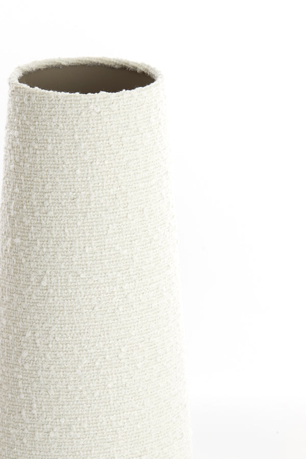 Shade round conical 19-12,5-46,5 cm ORURO white