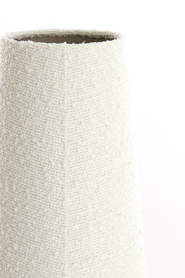 Shade round conical 19-12,5-46,5 cm ORURO white