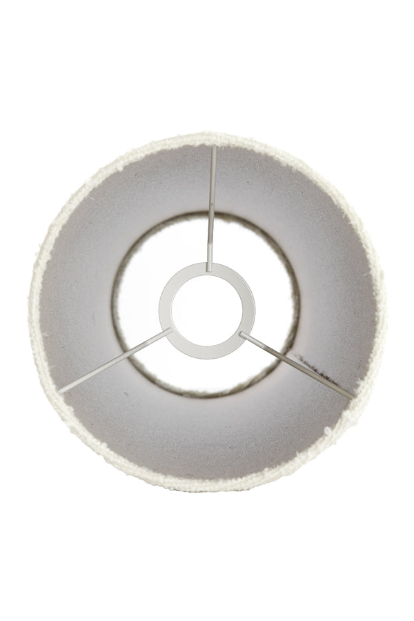 Shade round conical 19-12,5-46,5 cm ORURO white