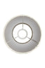 Shade round conical 19-12,5-46,5 cm ORURO white