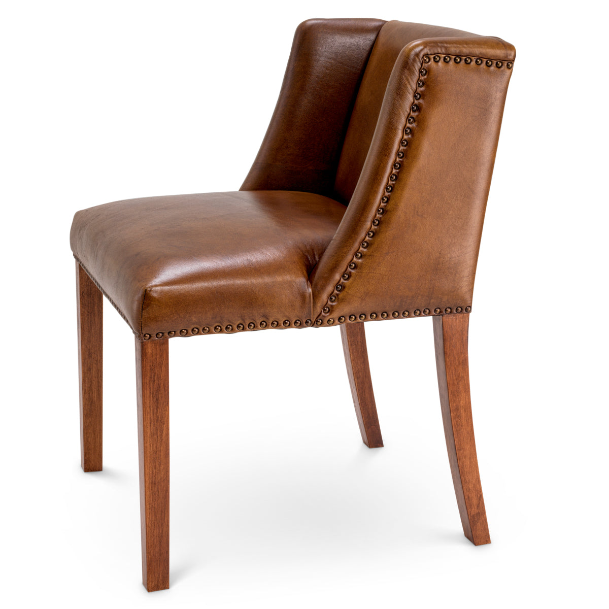 Eichholtz Dining Dining Chair St. James - Tobacco Leather House of Isabella UK