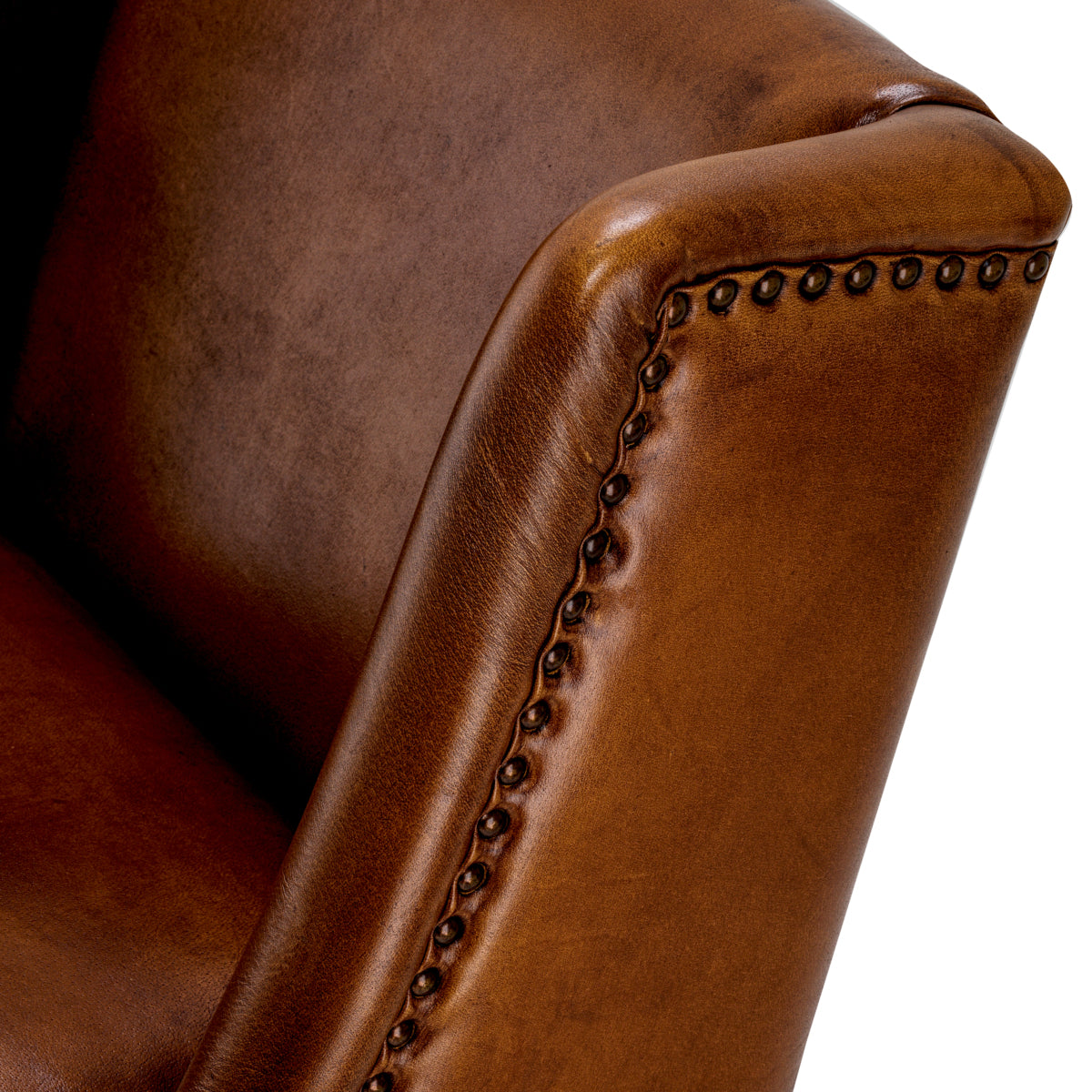Eichholtz Dining Dining Chair St. James - Tobacco Leather House of Isabella UK