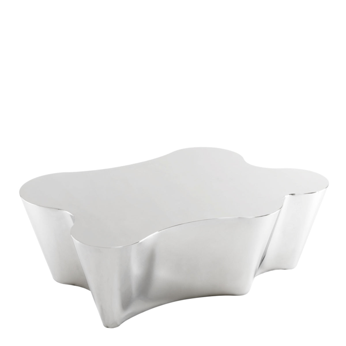 Eichholtz Living Coffee Table Sceptre - Polished Stainless Steel House of Isabella UK