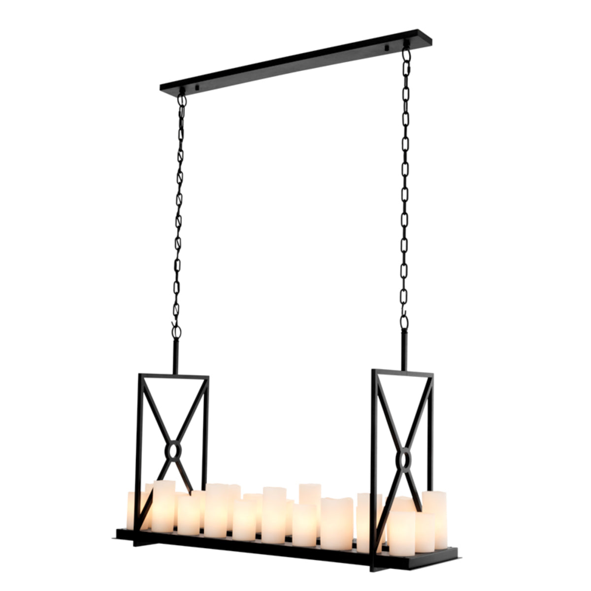 Eichholtz Lighting Long Chandelier Commodore 120cm House of Isabella UK