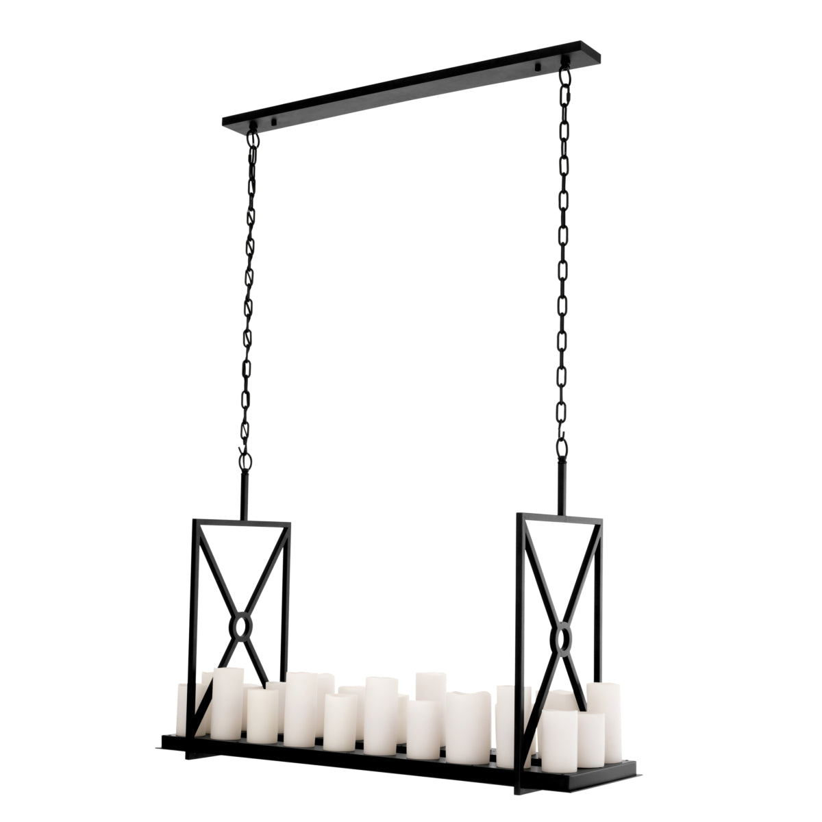 Eichholtz Lighting Long Chandelier Commodore 120cm House of Isabella UK