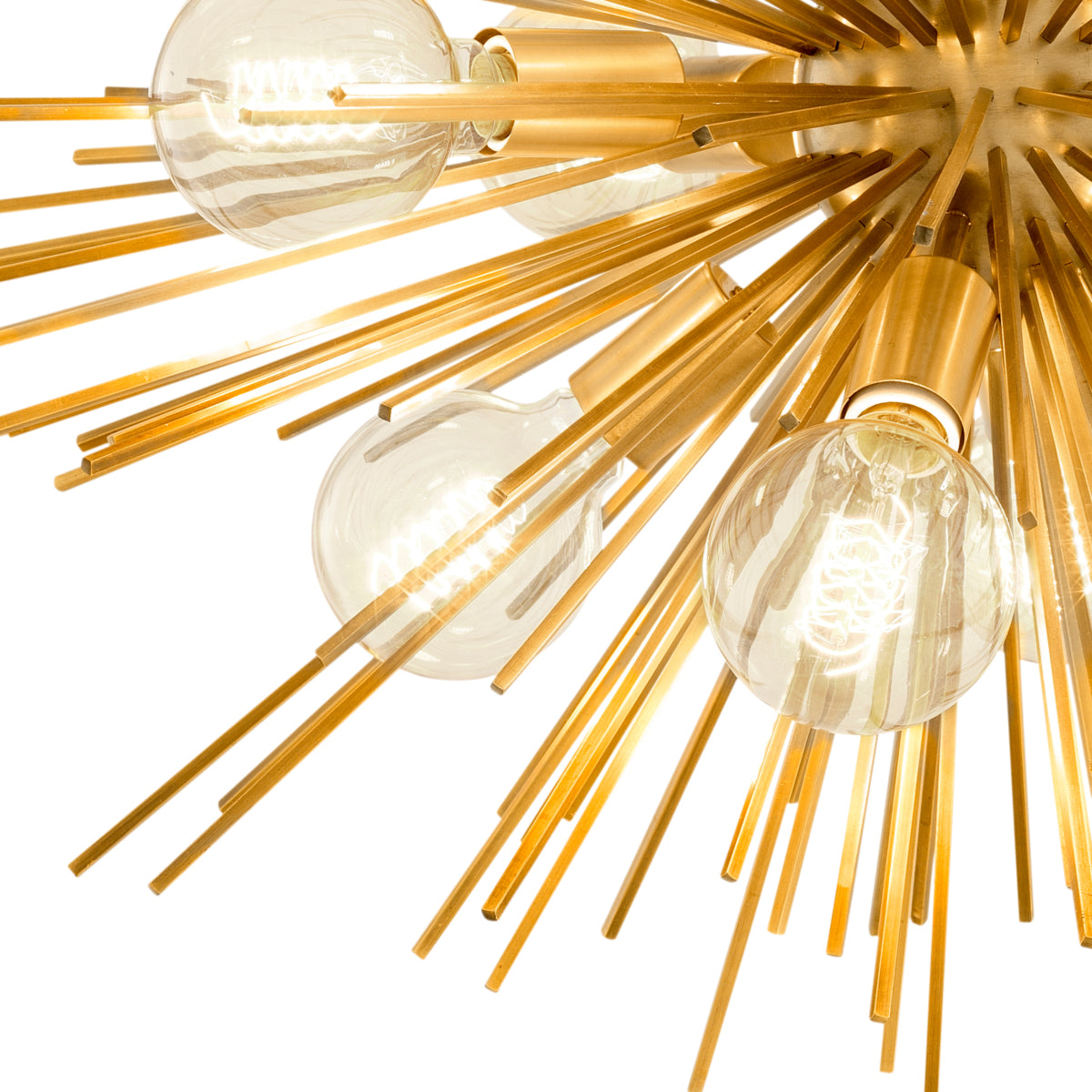 Eichholtz Lighting Chandelier Boivin - Matte Brass House of Isabella UK