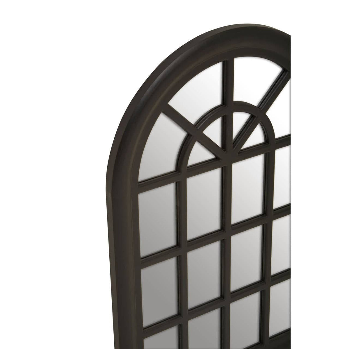 Shayla Matte Black Wall Mirror