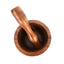 Kora Acacia Wood Round Mortar and Pestle