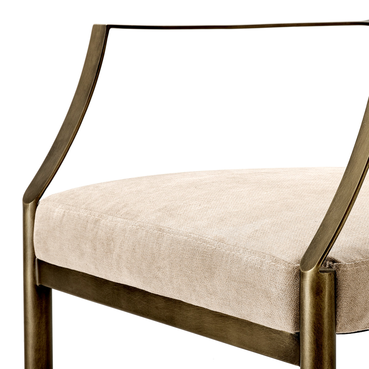 Eichholtz Dining Dining Chair Scribe - Greige Velvet House of Isabella UK
