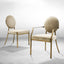 Eichholtz Dining Dining Chair Scribe - Greige Velvet House of Isabella UK