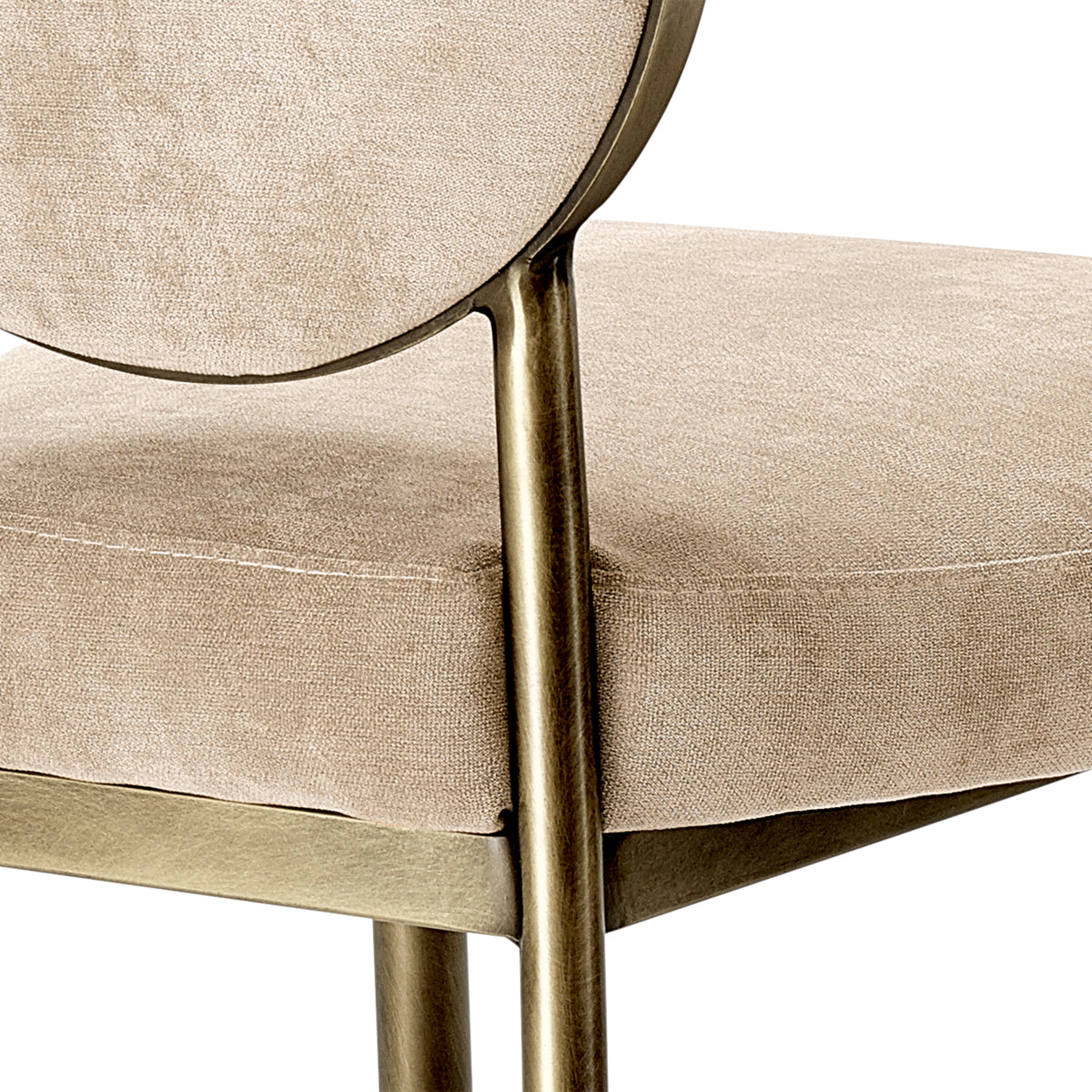 Eichholtz Dining Dining Chair Scribe - Greige Velvet House of Isabella UK