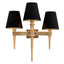 Eichholtz Lighting Wall Lamp Waterloo Triple Gold House of Isabella UK