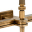 Eichholtz Lighting Wall Lamp Waterloo Triple Gold House of Isabella UK