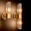 Eichholtz Lighting Wall Lamp Claridges Double Antique Brass House of Isabella UK