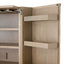 Eichholtz Dining Wine Cabinet Highland Oak & Brass House of Isabella UK