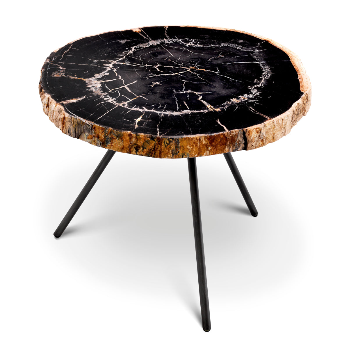 Eichholtz Living Coffee Table De Soto - Dark Range with Black Legs - Set of 3 House of Isabella UK