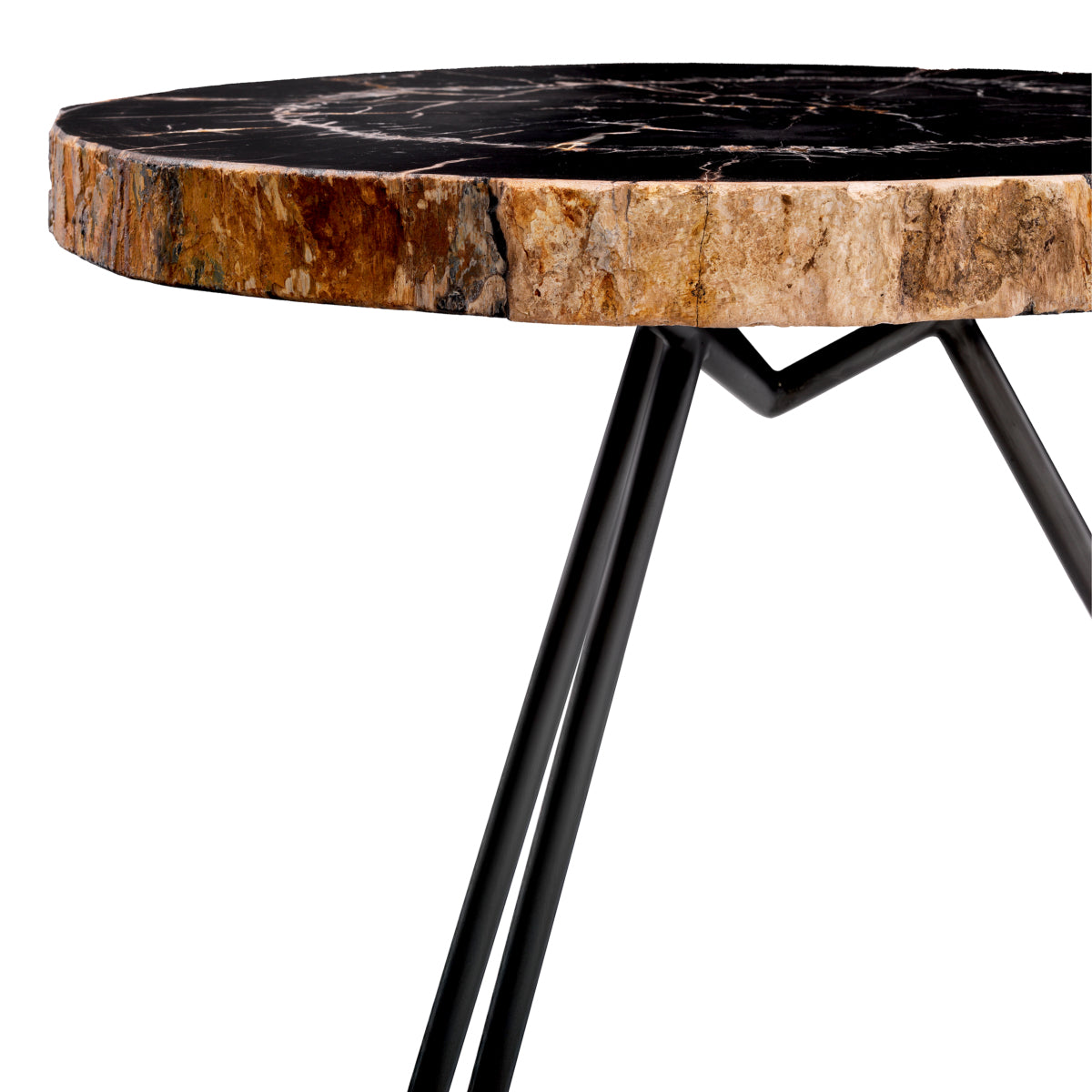Eichholtz Living Coffee Table De Soto - Dark Range with Black Legs - Set of 3 House of Isabella UK