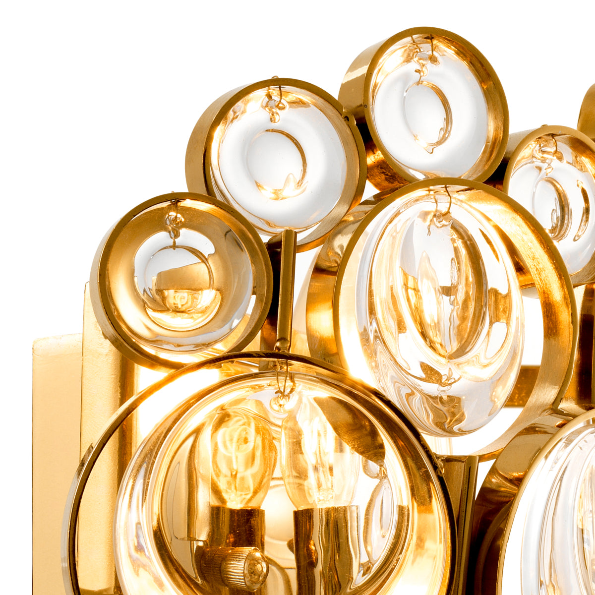 Eichholtz Lighting Wall Lamp Avant Gold Finish House of Isabella UK