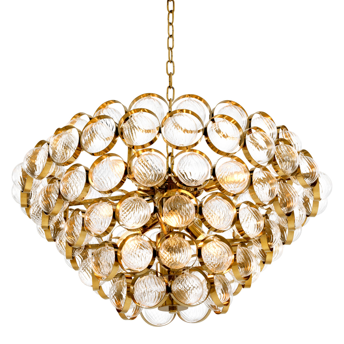 Eichholtz Lighting Chandelier Opera Gold Finish House of Isabella UK