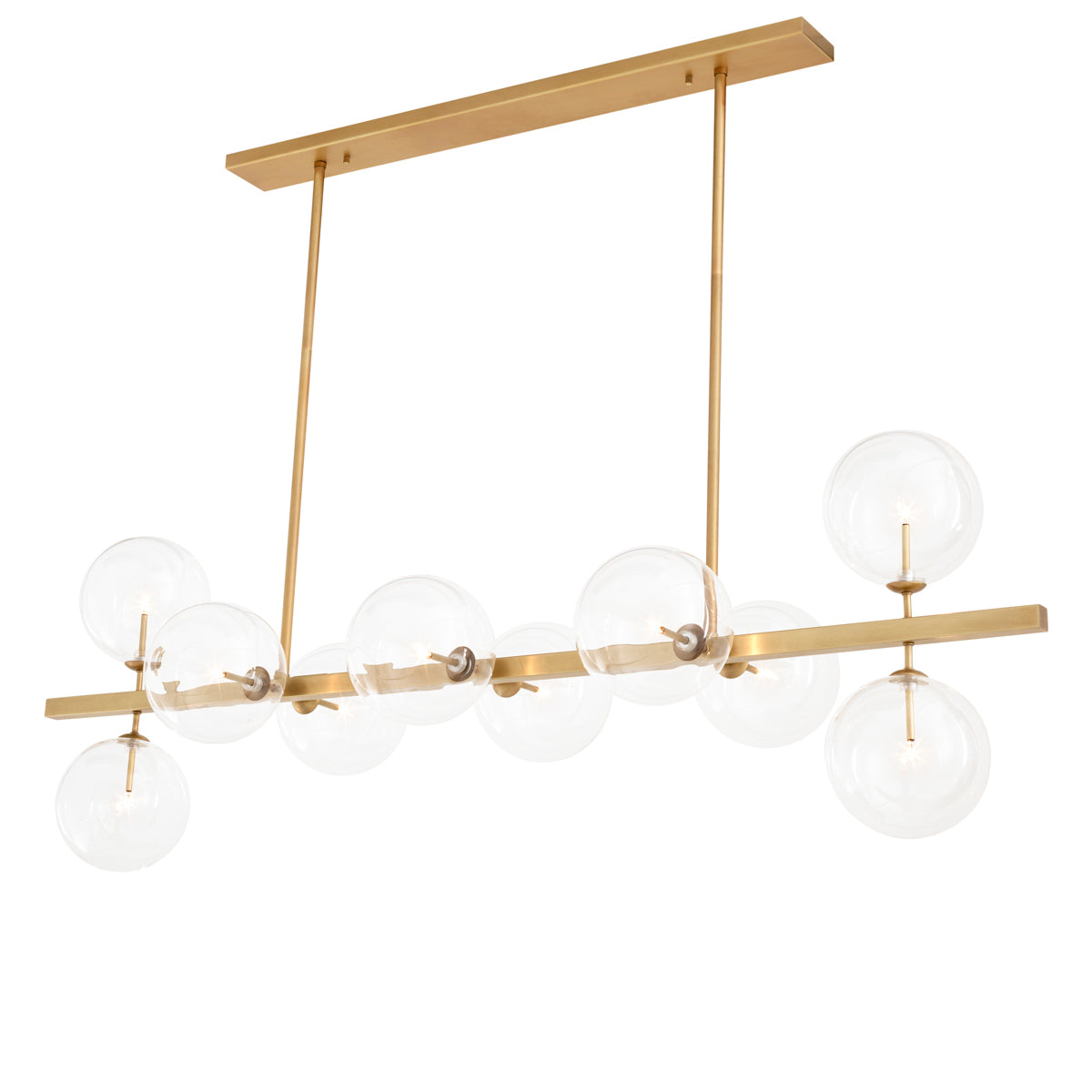 Eichholtz Lighting Chandelier Largo Antique Brass House of Isabella UK