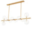 Eichholtz Lighting Chandelier Largo Antique Brass House of Isabella UK
