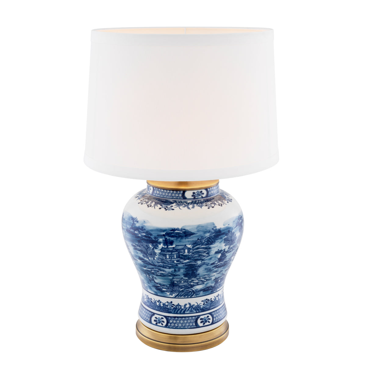 Eichholtz Lighting Table Lamp Chinese Blue House of Isabella UK