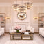 Eichholtz Lighting Chandelier Sutton House Art Deco House of Isabella UK