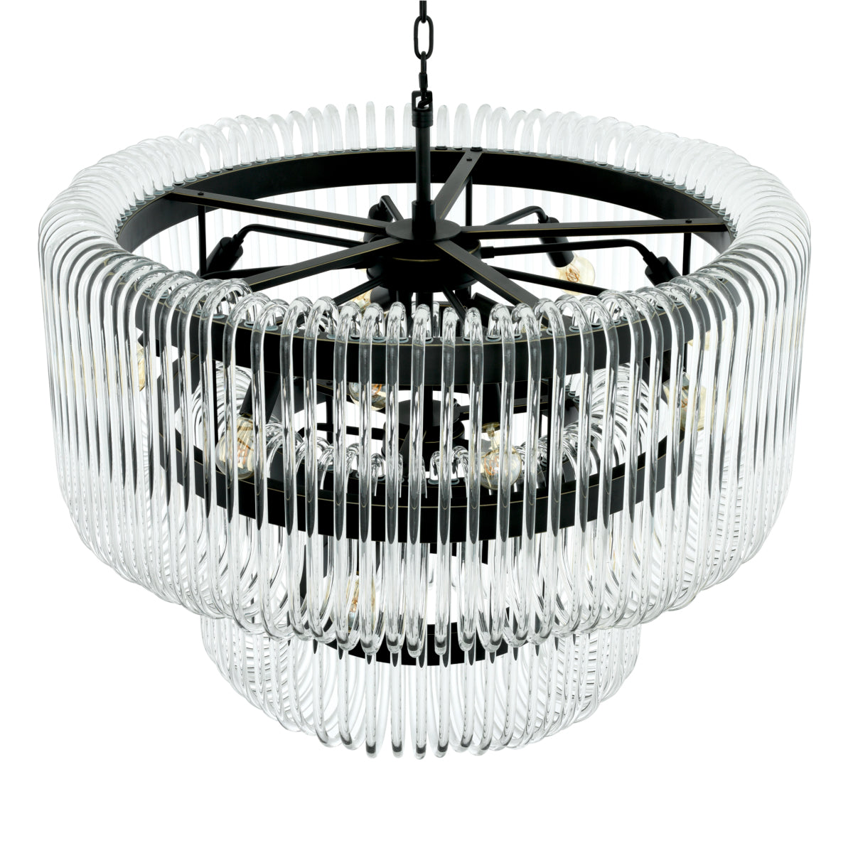 Eichholtz Lighting Chandelier Sutton House Art Deco House of Isabella UK