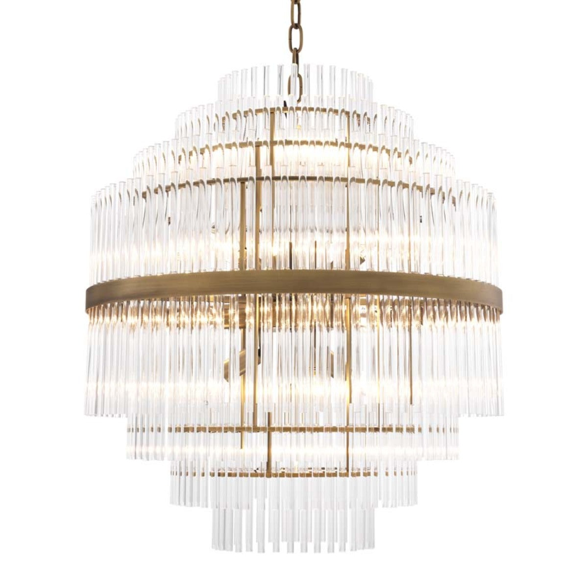 Eichholtz Lighting Chandelier East - Antique Brass House of Isabella UK