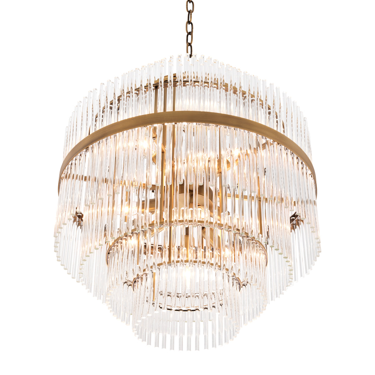 Eichholtz Lighting Chandelier East - Antique Brass House of Isabella UK