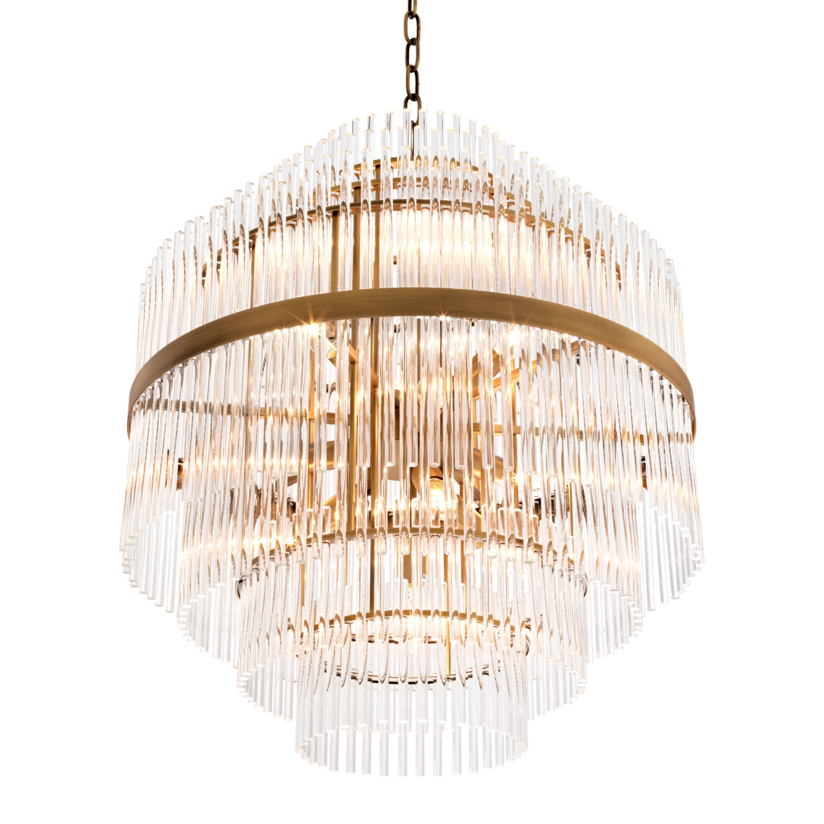 Eichholtz Lighting Chandelier East - Antique Brass House of Isabella UK