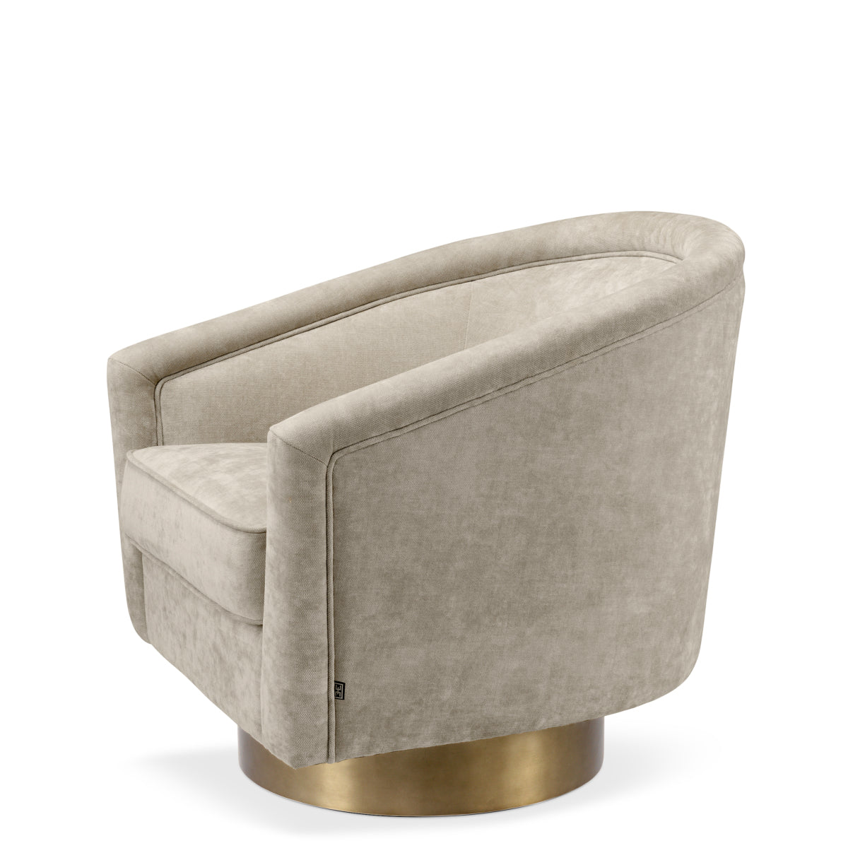 Eichholtz Living Swivel Chair Catene - Clarck Sand House of Isabella UK