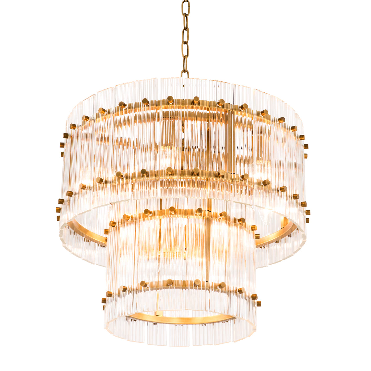 Eichholtz Lighting Chandelier Ruby S - Antique Brass House of Isabella UK