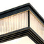 Eichholtz Lighting Ceiling Lamp Marly - Bronze Highlight Finish with Frosted Glass House of Isabella UK